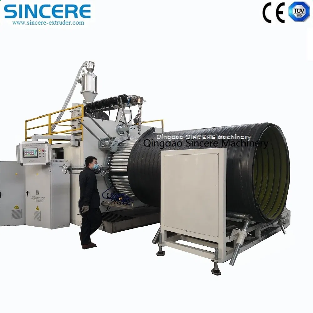 PE/PP/PP-H Spiral Winding Pipe Manufacturing Equipment Machinery