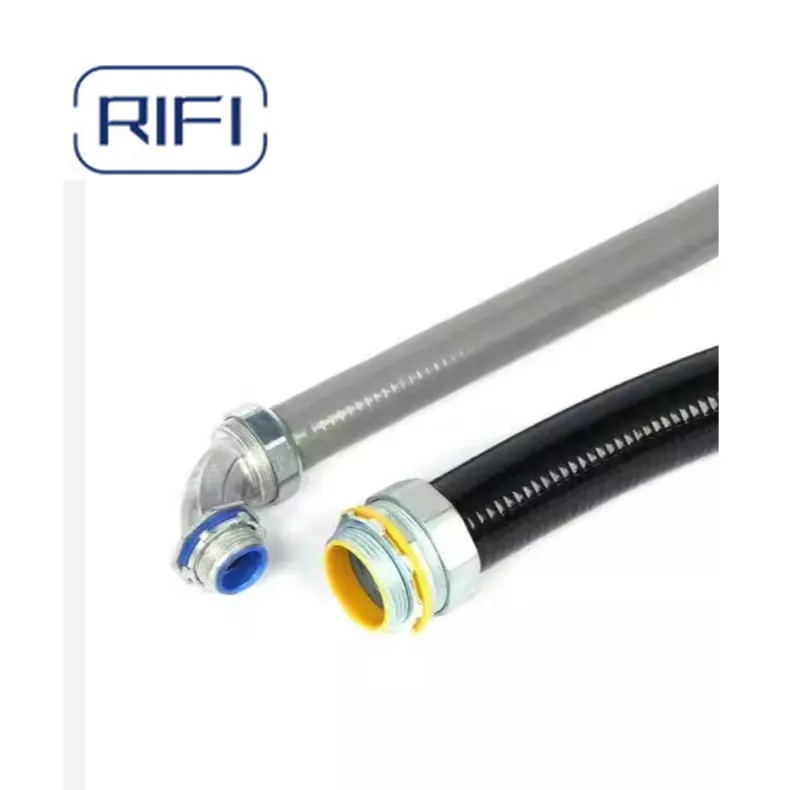 PVC Coated Flexible Metal Plastic Corrugated Pipe