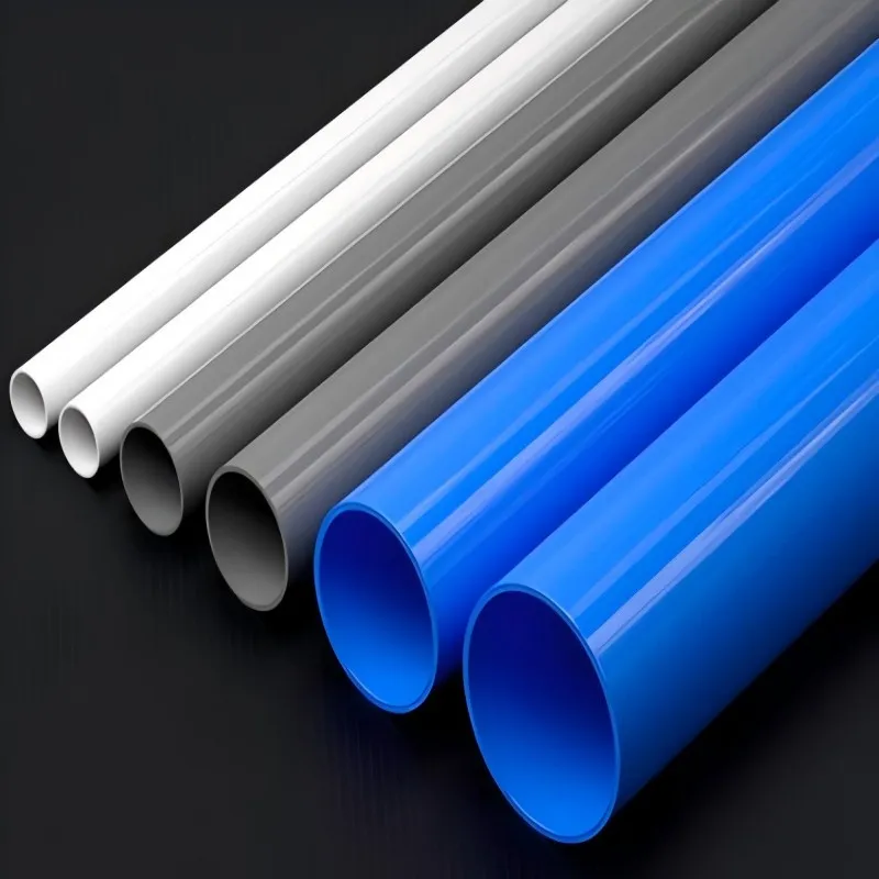 Zhongcai Pipeline PVC Water Supply Plastic Pipe Hot Melt Socket Food Grade Water Pipe 1.0MPa-2.0MPa