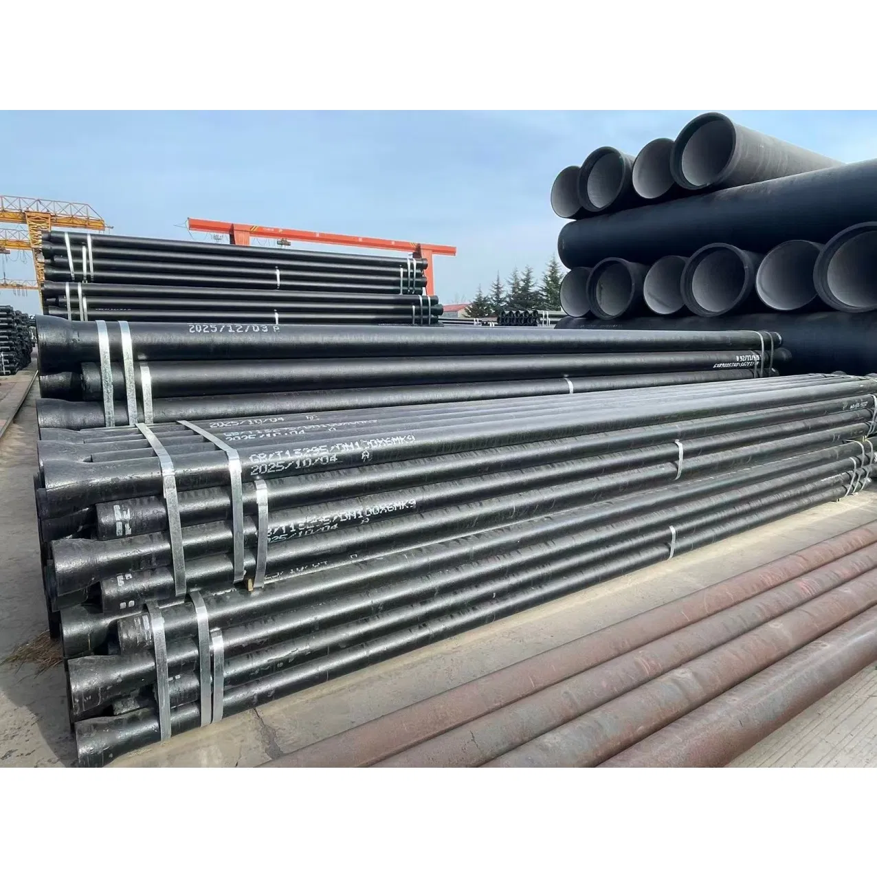 Various Sizes of Ductile Iron Pipes Are Available for Your Different Project Demands