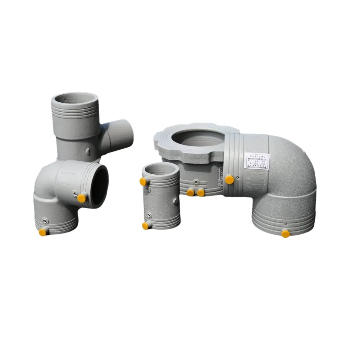 Heat Resistant Precision Tee Fitting PE-Rt II Electrofusion Pipe Fittings for Building Heating