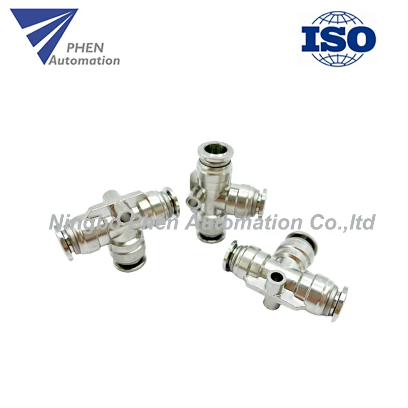 Phen Brand SS316 (PE8) Stainless Steel Push Pipe Pneumatic Air Fittings