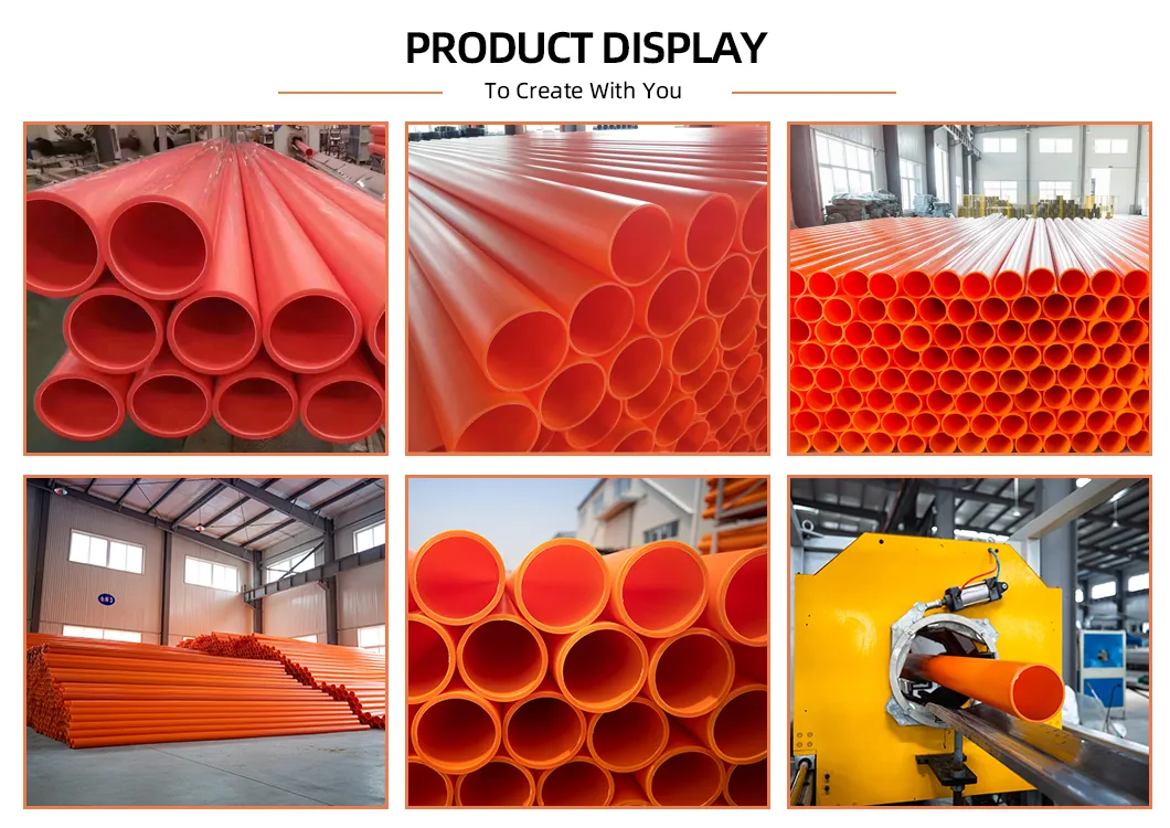 Durable 90°C Electrical Insulation Pipe for Mpp Applications