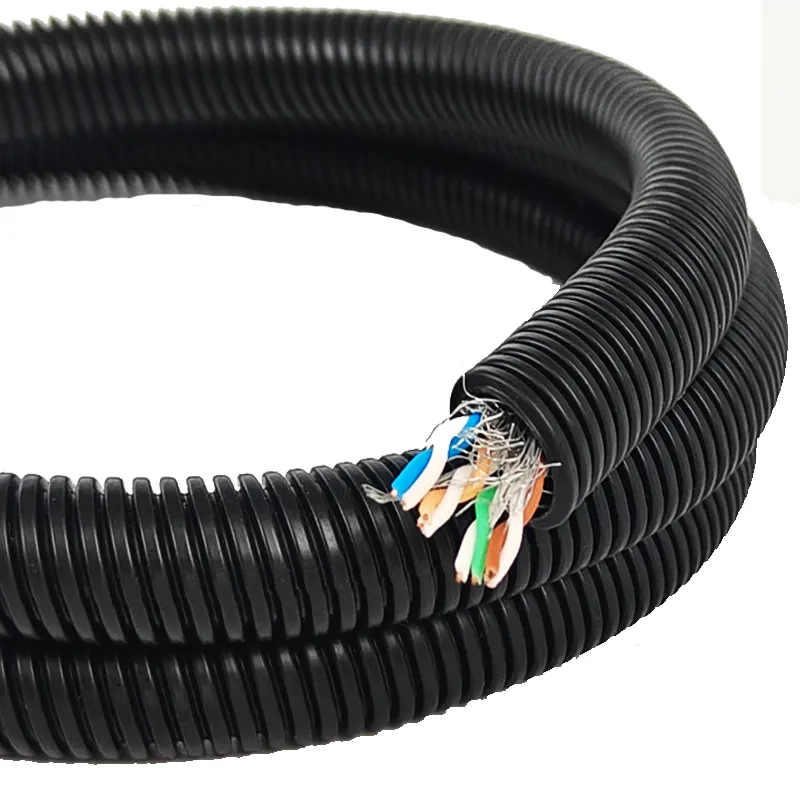 China Factory Outlet UV Resistant Solar Electrical Corrugated Pipe Conduit Cable