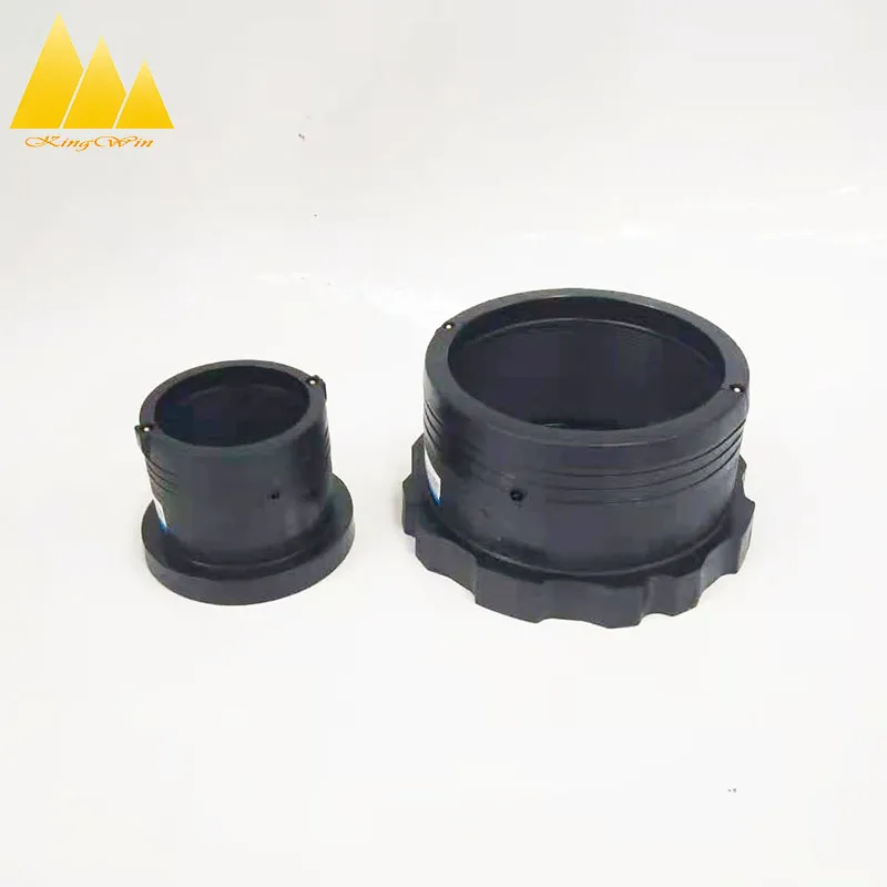 Butt Fusion Stub End Black PE Electrofusion Flange Adaptor Plastic Tubes HDPE Pipe Fitting with Price List