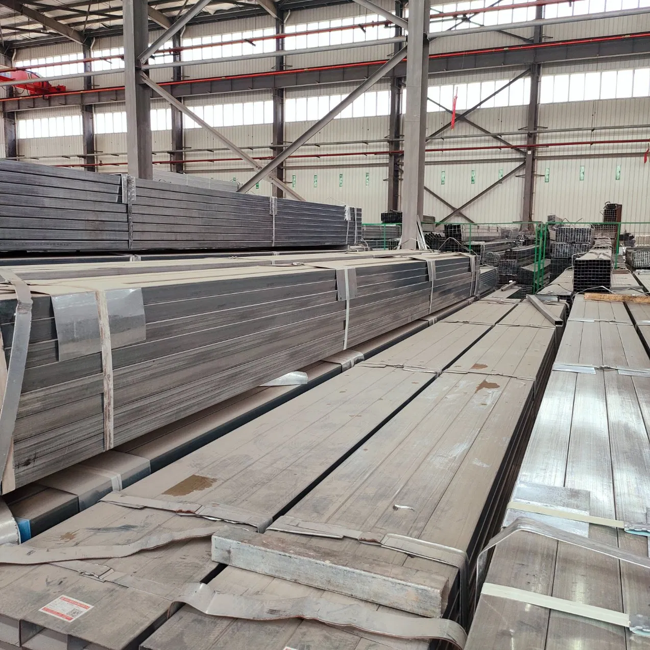 Hot DIP Cold Rolled Galvanized Square Pipe ERW Hollow Section Carbon Steel Welded Black Steel Tube f