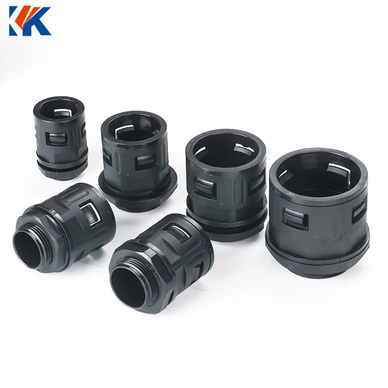 Durable Nylon PA66 Quick Connector for Flexible Corrugated Pipes