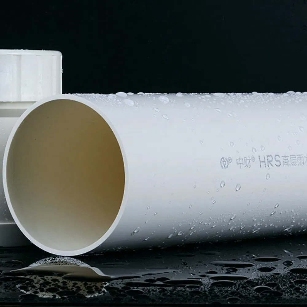 Hotel Apartments Impact Resistance PVC Large Diameter Drainage Plastic Sewage Water Pipe