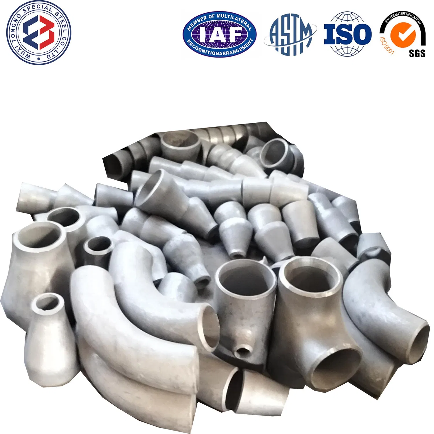 ASME/ASTM a/SA33, En10216-5, ASME SA312 ASME-B16.9-Compliant Pipe Fittings Seamless Steel Elbow T1/P