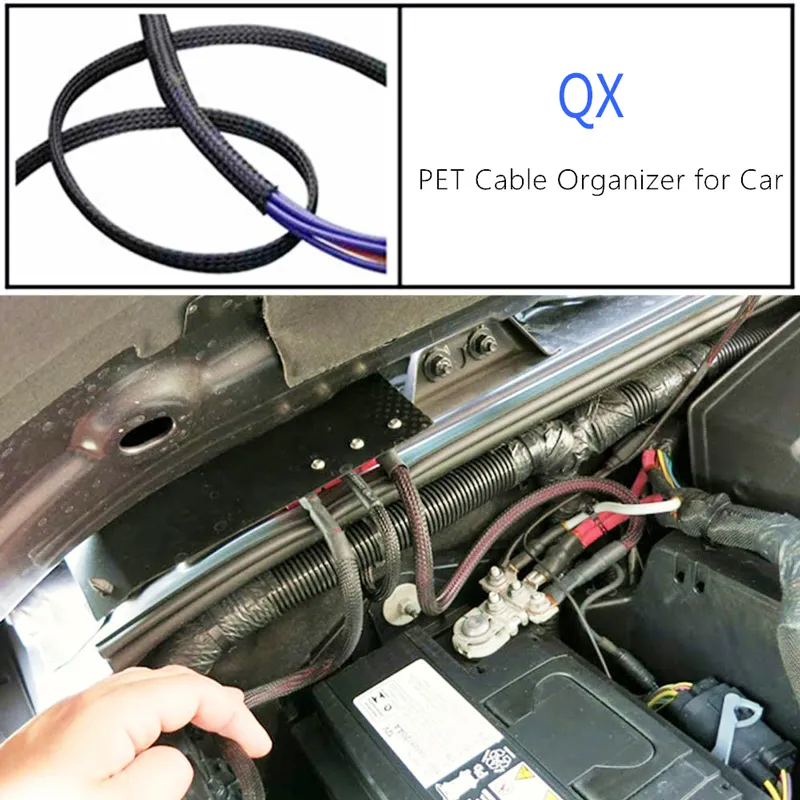 Grey Extensible Cable Marker Braided Sleeve