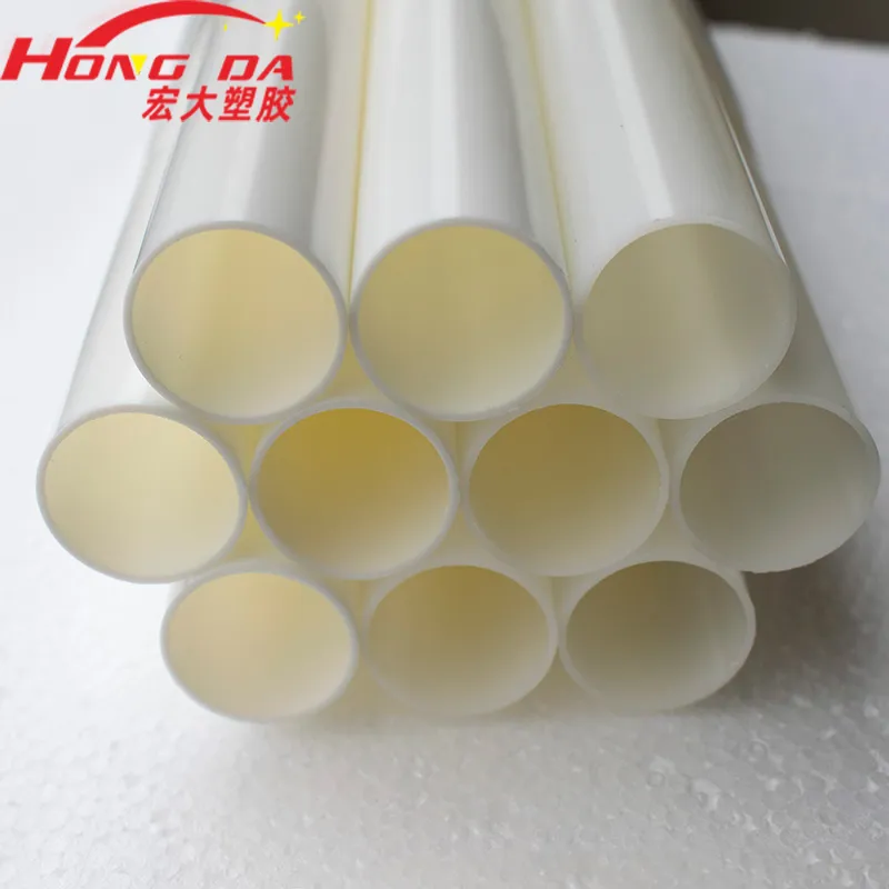 Versatile Flame-Retardant ABS; PVC Plastic Round Pipe/Tube for Industrial Use