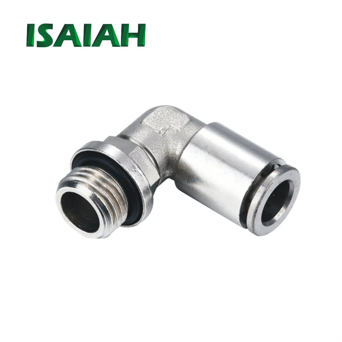 Pl G1/8" 1*/4" 3/8' 1/2" Thread 90 Degree Air Elbow Push in Brass Fittings