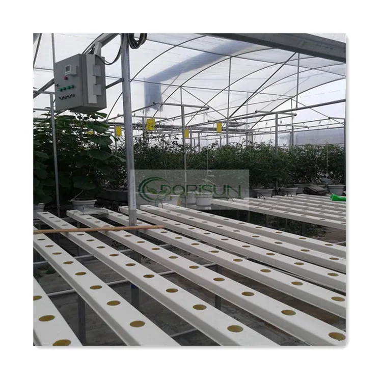 China Factory Square Hydroponics Nft System a-Frame H Type Shaped Manufacturing Food Grade Nft Chann