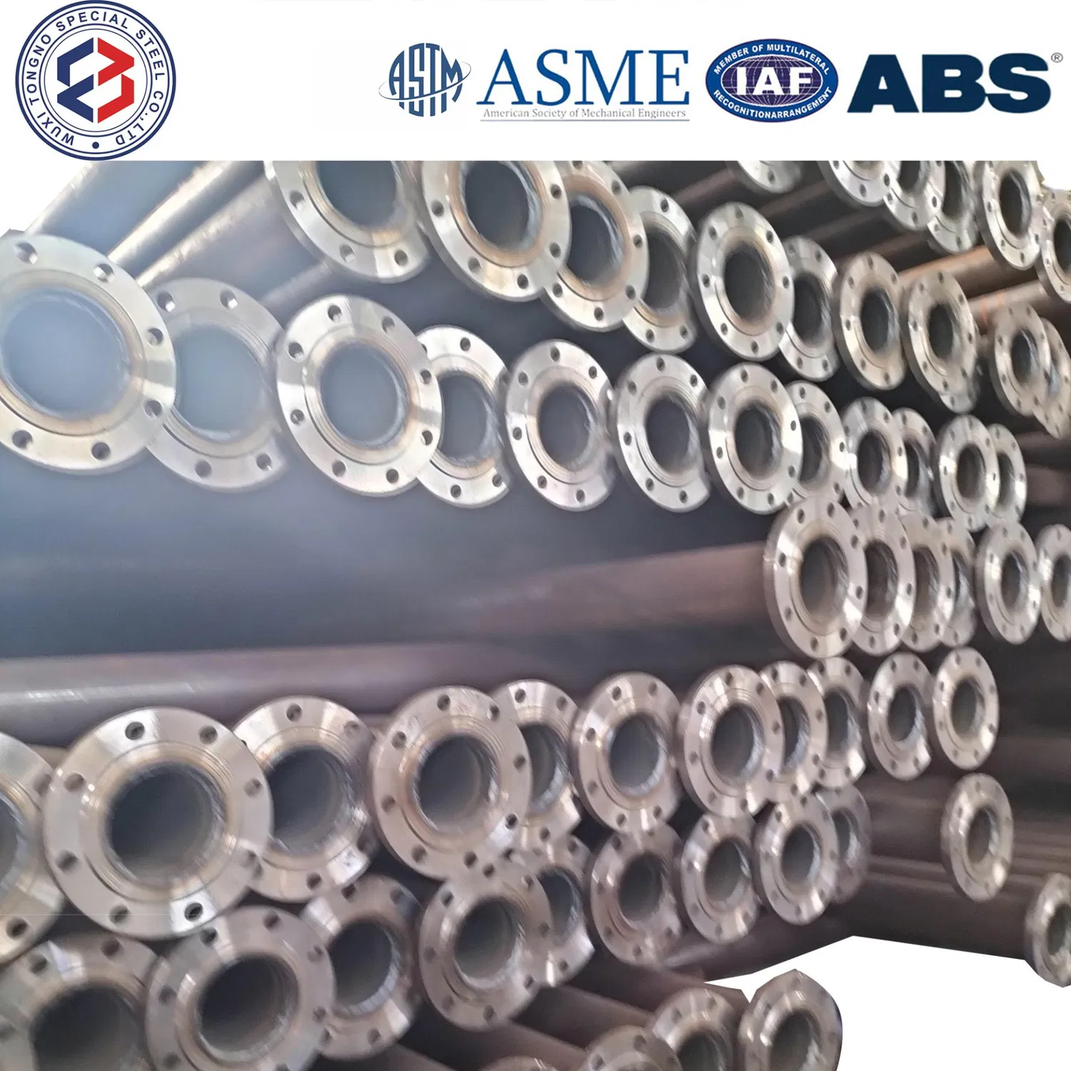 Premium Seamless Steel Flange ASME SA312 and En10216-5 a/SA106 Gr. B, P195gh, P235gh, P265gh, St35.8