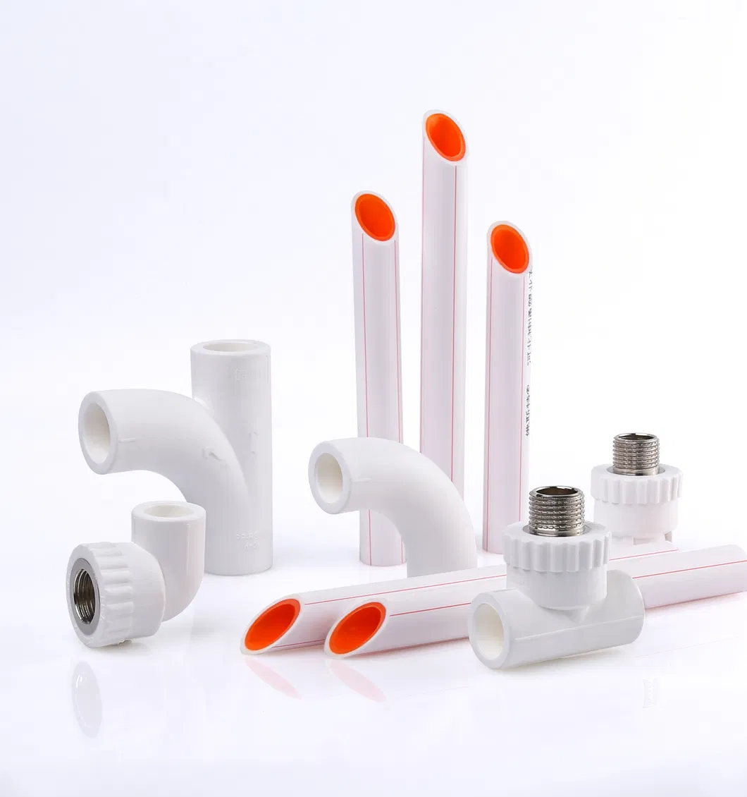 Green Color PPR Fittings Male Elbow Pipe Coupling Plastic Pipe Fittings