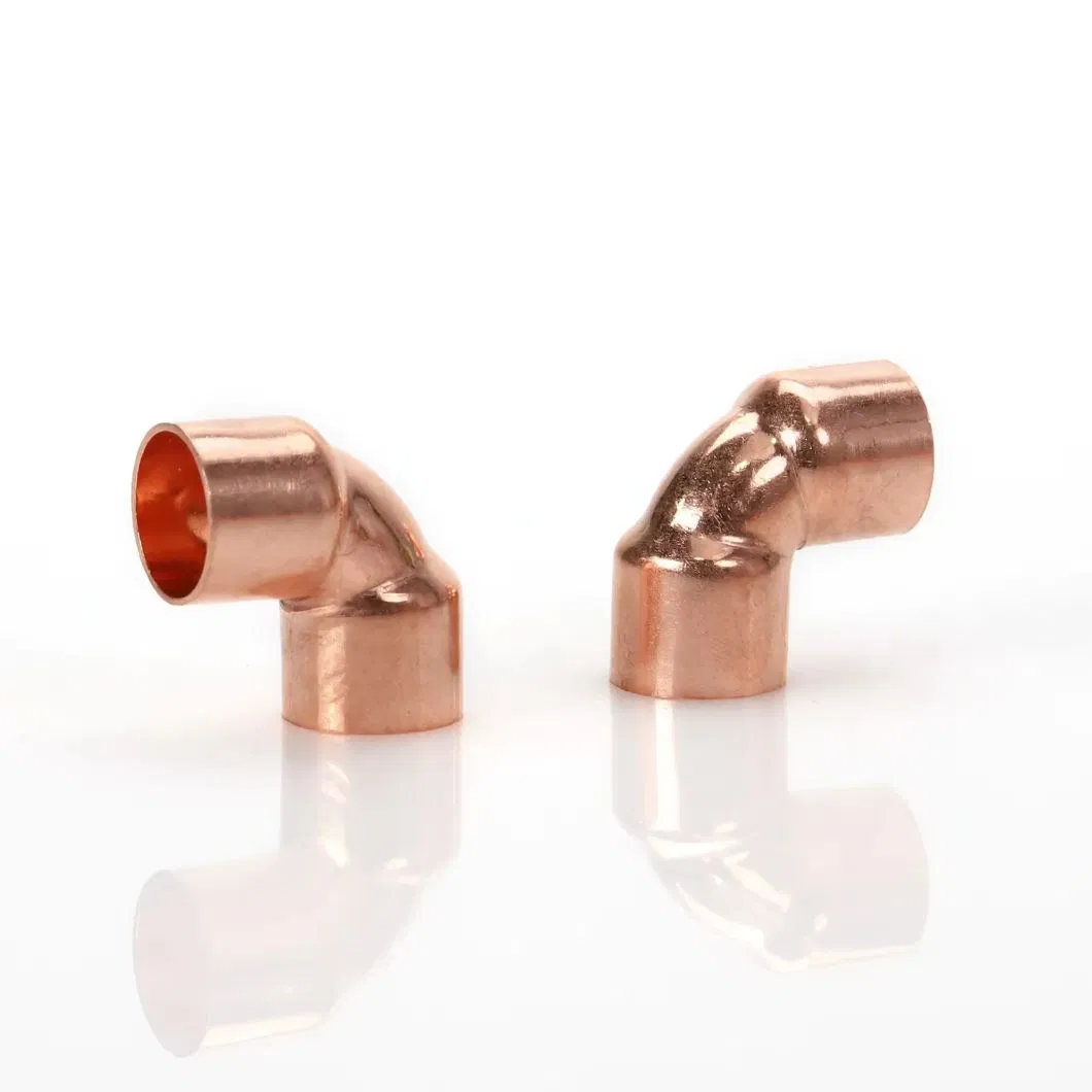 Pipe Fittings Solder Copper Fitting 90 Degree Welding Street Elbow Copper Press Fitting