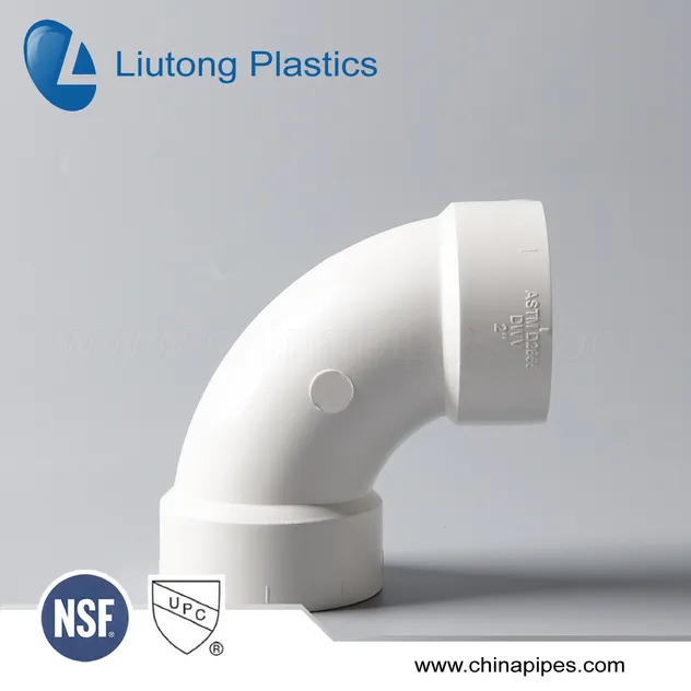 ASTM D2665 Standard Plastic (UPVC/PVC) Pipe Fittings for Dwv Drain Water with NSF/Upc (ELBOW, TEE, Y-EE, SOCKET etc.)