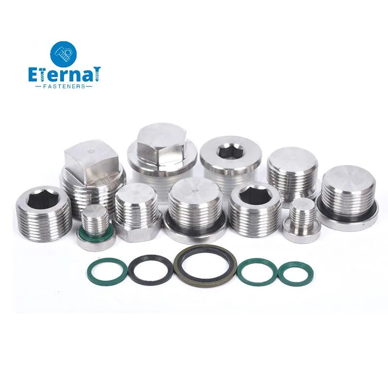DIN910 Conical Plug Oil Plug Bolt Pressure Plug Sealing Oil Plugs Hex Head Screw Plug Hydraulic Scre