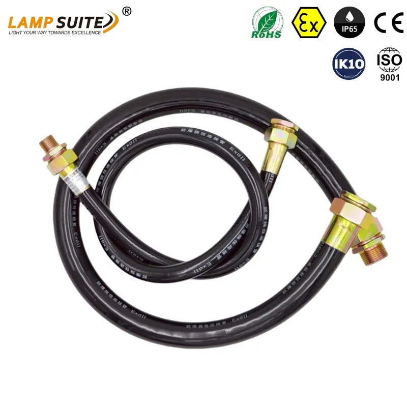 ATEX M20 M25 High Insulation Compression Fitting Explosion Proof Flexible Protective Conduit Hose