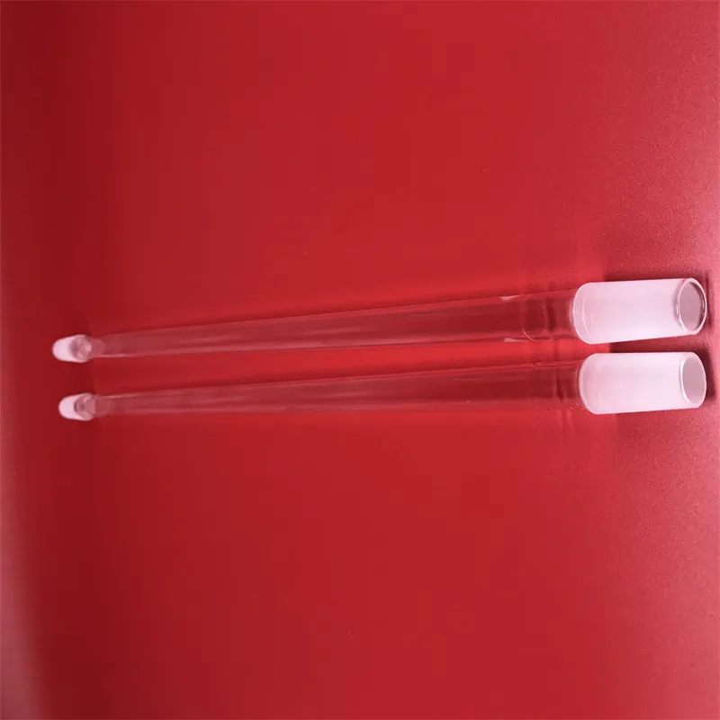 Heat Resistance Standard Ends Clear Fused Silica Quartz Glass Pipe