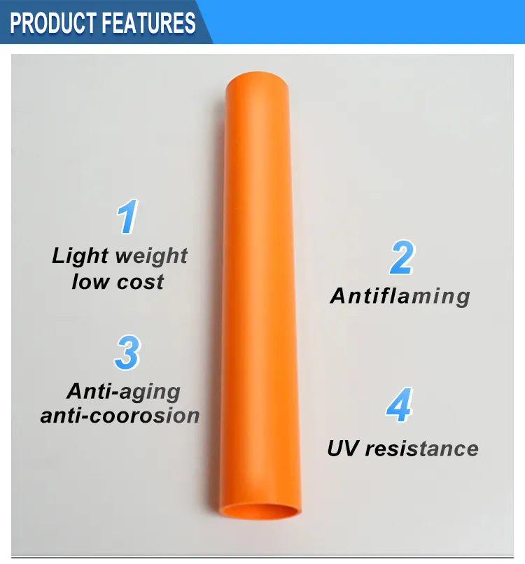 Premium 110mm PVC Plastic Conduit Pipe for Water Supply