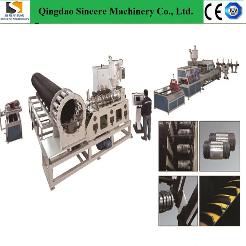 Plastic Sanitary Sewers Spiral Pipe Making machine