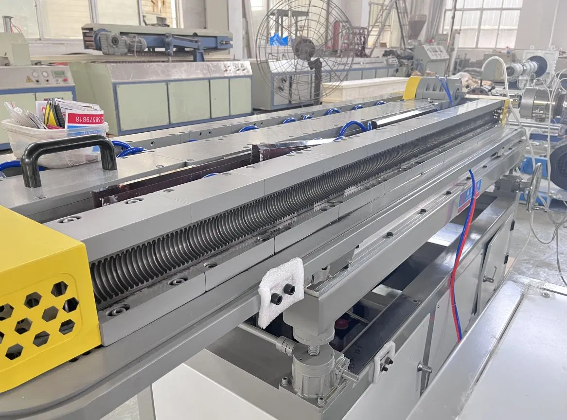 PVC PE PP High Speed Single Wall Corrugated Pipe Machine Electrical Conduit Pipe Making Machine