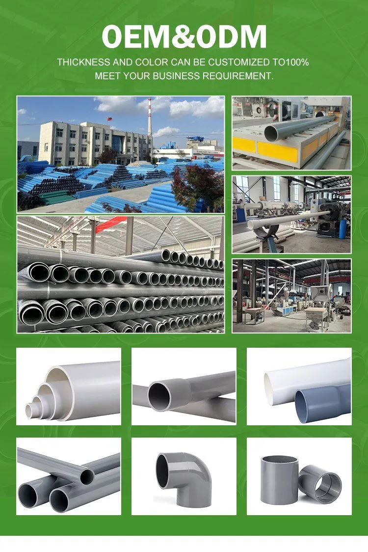125mm Durable PVC Stormwater Pipe with Corrugated Design
