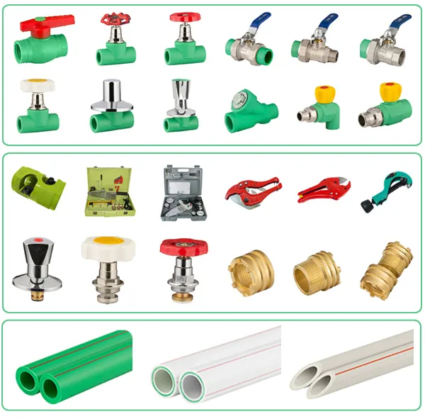All Types Plumbing Material Plastic PPR Fittings Union Elbow Tee PPR Pipe Fitting for Water Sup
