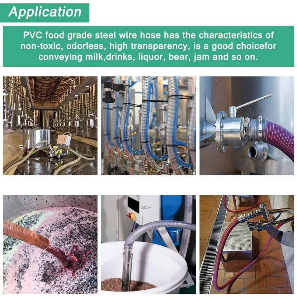 Anti-Aging PVC Food Grade Standard Steel Wire Pipe Faucet Drinking Water Pipe