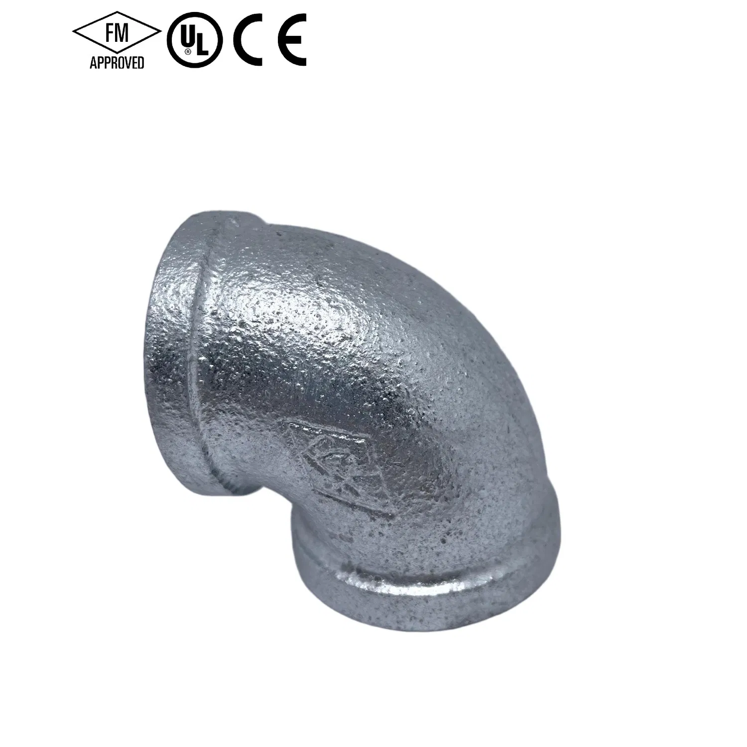 FM/UL/CE 90 Degree Elbow Hot DIP Galvanized Malleable Cast Iron Pipe Fitting