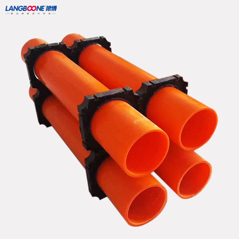 Sn32/40 Orange Plastic Mpp Tube Electrical Cable Protection Pipe Power Cable Conduit