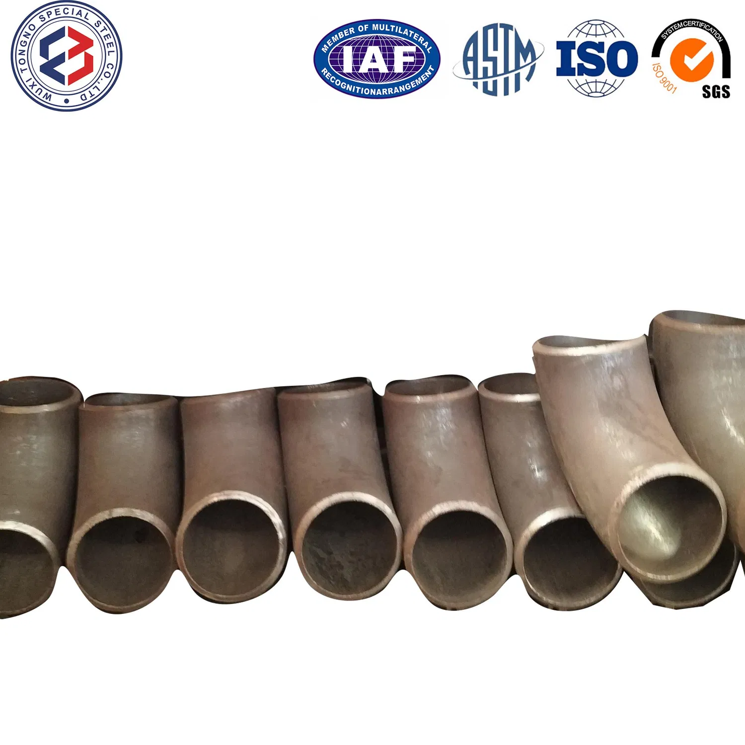 ASME/ASTM a/SA33, En10216-5, ASME SA312 ASME-B16.9-Compliant Pipe Fittings Seamless Steel Elbow T1/P