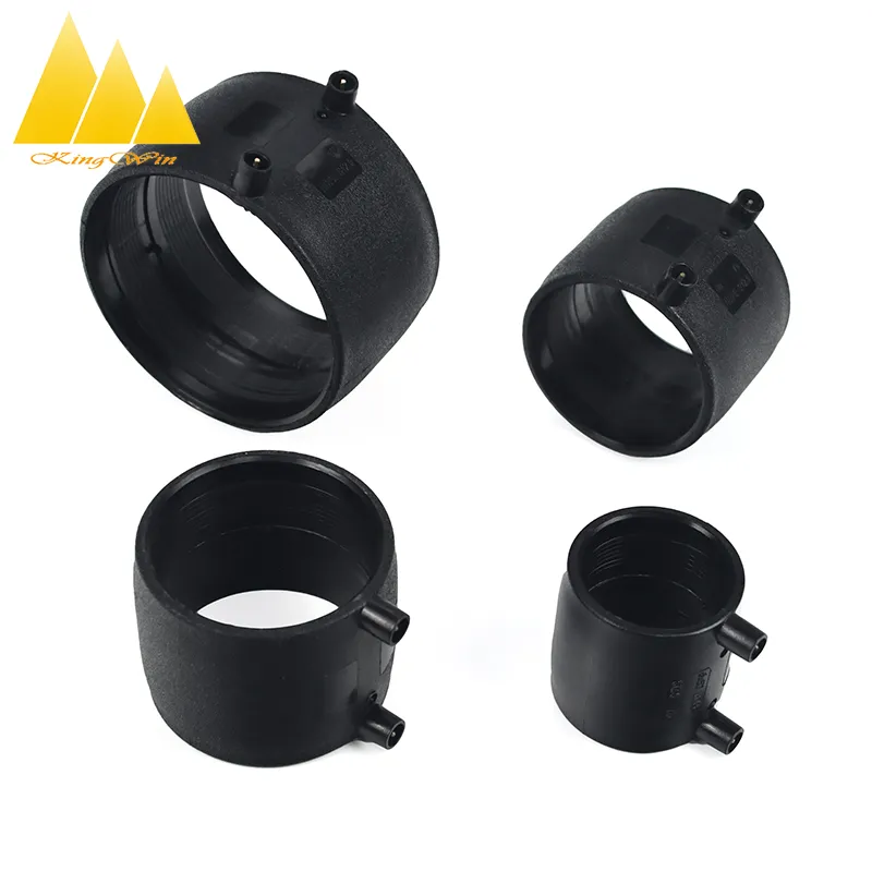 Wholesale High Density Sanitary PE Drainage Fitting Polyethylene PE100 HDPE Equal Coupler Pipe Fittings