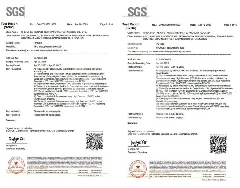 Polyurethane PU Tubing Pnumatic PU for Automation Industry PU Pipe Air Water Fluid Transfer PU Tubing