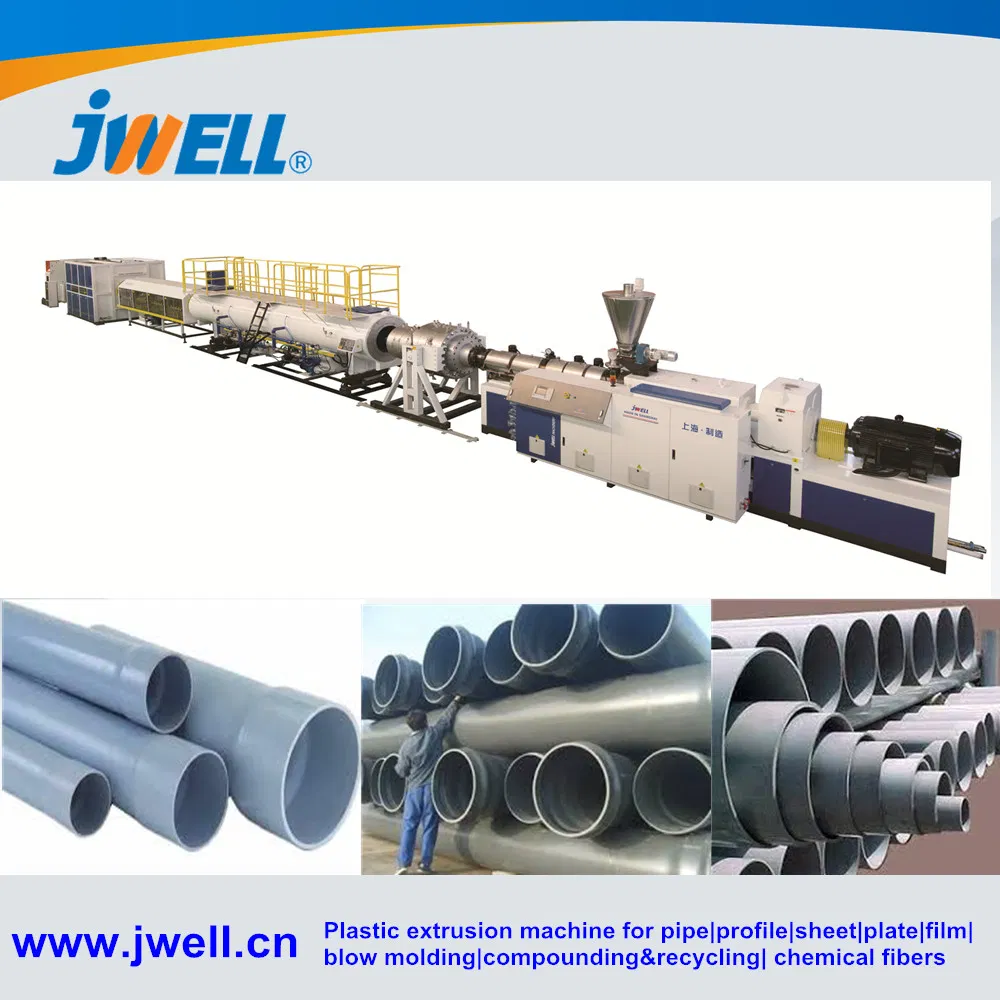 Jwell ASTM Standard Sch 40 80 Water Distribution Irrigation Drainage Sewage Pressure Non-Pressure 1/2" 3/4" 1" 1-1/4" 1-1/2" 2" CPVC PVC Plastic Pipes Machine
