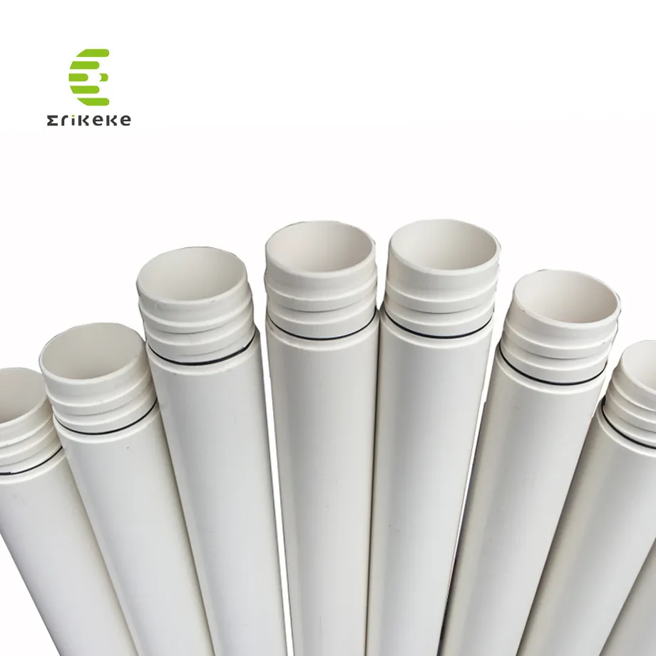 Triangular Thread End Food Grade PVC Casing Pipe for Plant