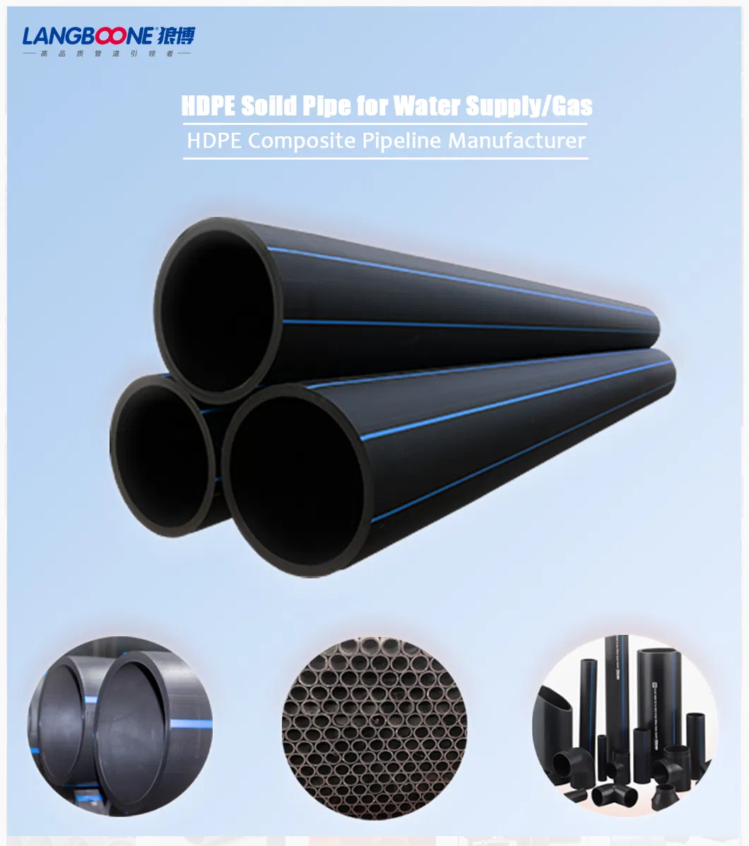 Polyethylene Pipe High Pressure HDPE Plastic PVC/PPR Pipe for Water Supply