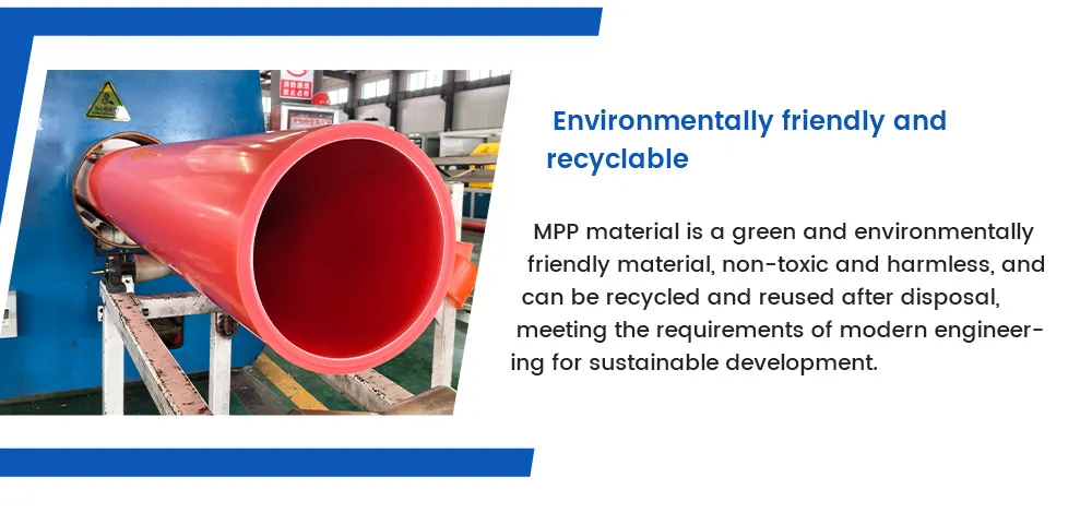 Mpp Pipe for Protection/Electric Wiring Conduit Pipe/Plastic Tubes