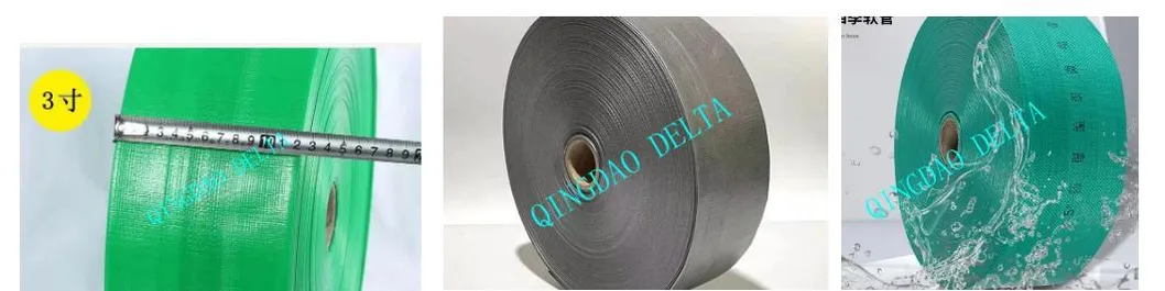 Agricultural Drip Irrigation Corrosion Prevention Weaving Water Flexible Lay Flat Belts Pipe