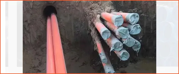 Sn32/40 Orange Plastic Mpp Tube Electrical Cable Protection Pipe Power Cable Conduit