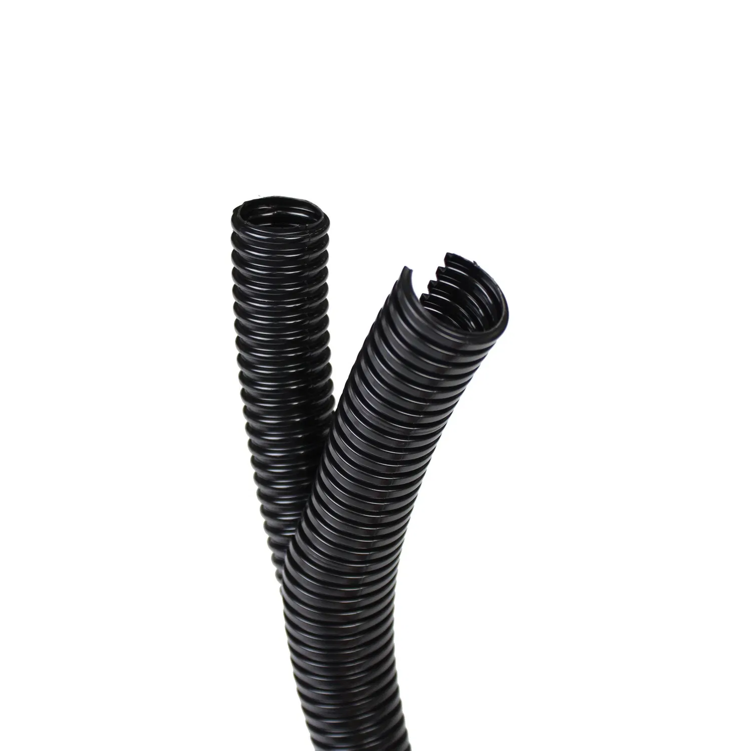 High-Quality PA Double Wall Split Corrugated Pipe, 4.5mm to 91mm Diameter