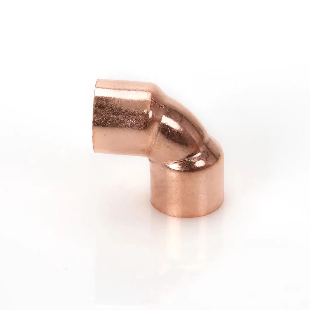 Pipe Fittings Solder Copper Fitting 90 Degree Welding Street Elbow Copper Press Fitting