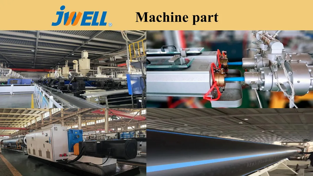 Jwell Single-Layer, Multi-Layer HDPE Water Supply and Drainage Pipe, Gas Pipe, PP Ultra-Silent Pipe Energy Saving and High Speed Extrusion Line