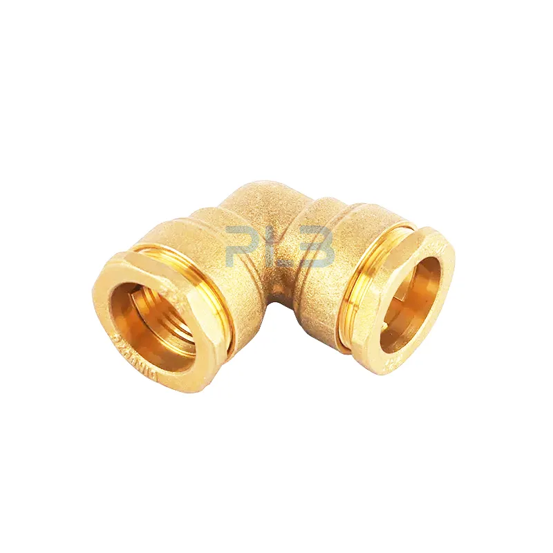 DIN8076 Standard Brass Compression Fitting for HDPE or PVC Pipe H833 DIN8076 Standard Brass Compression Fitting for HDPE or PVC Pipe H833