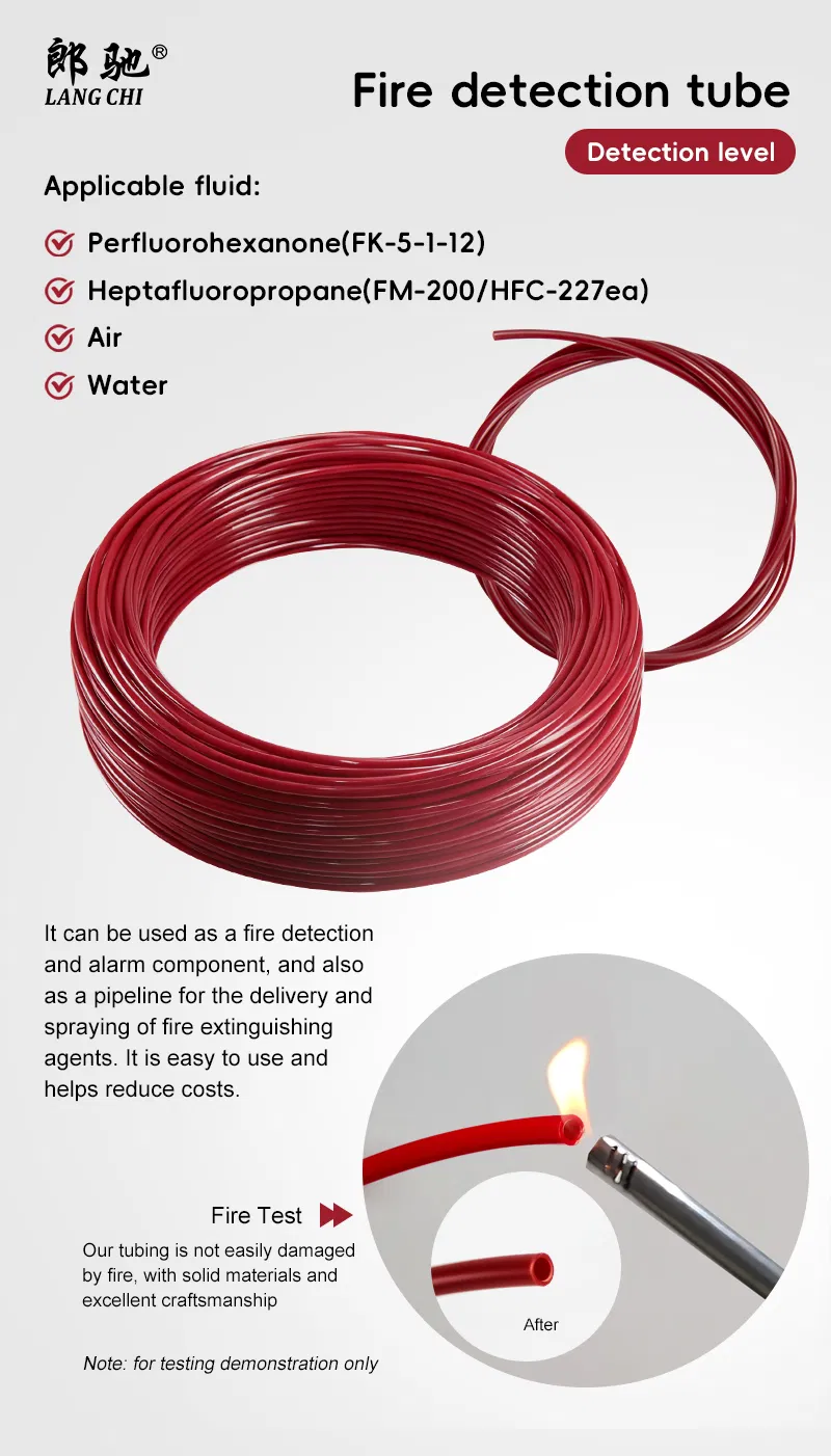 Factory Supply Reliable High Performance Fire Extinguishing Plastic Pipe Fire Detection Hose