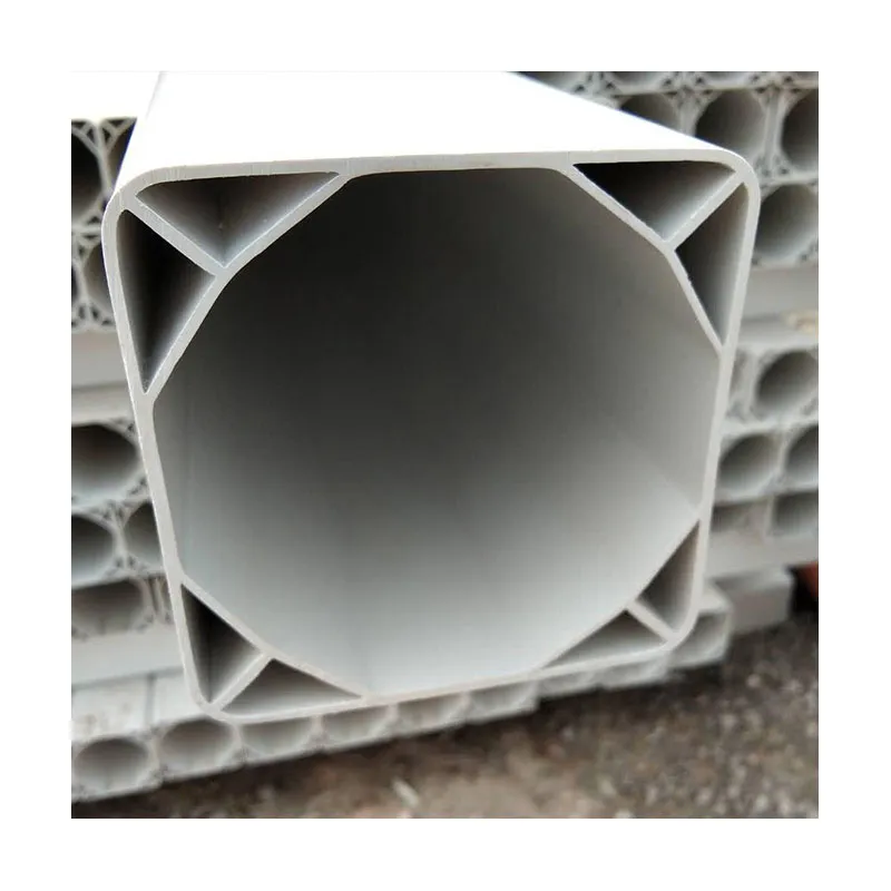 Durable PVC Grating Pipe with Square Holes for Industrial Use