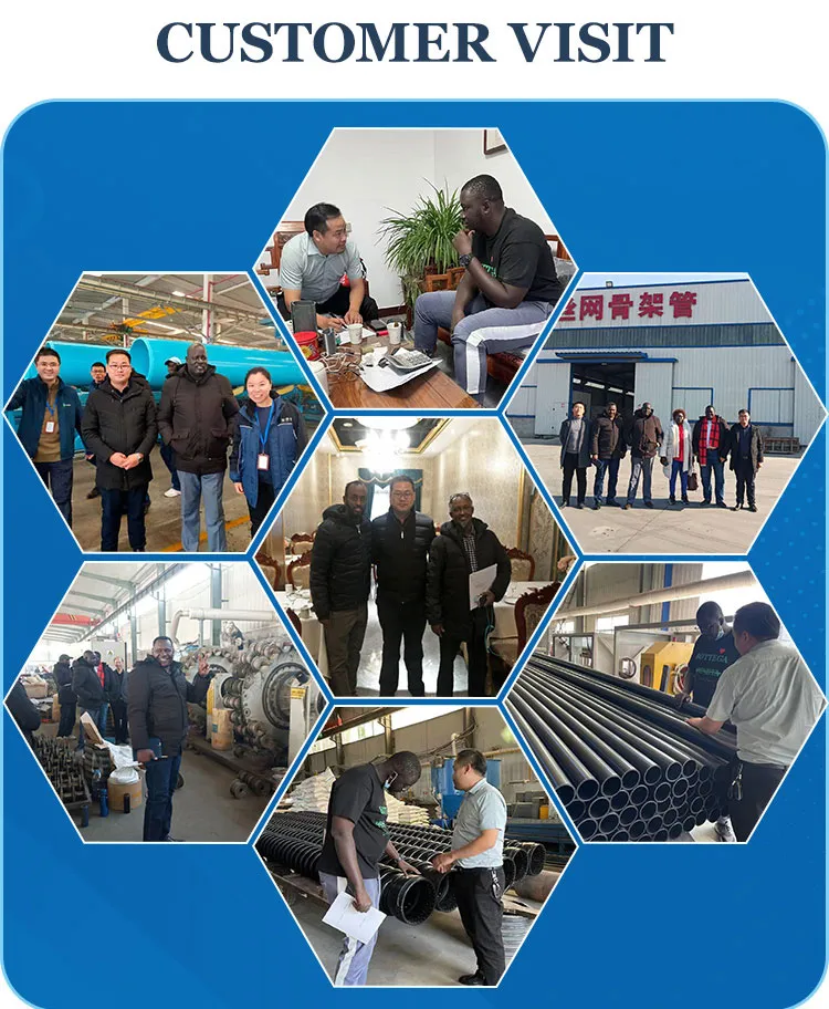 Professional New High Strength PVC Pipe Fittings Irrigation PVC Pipe Reinforced UPVC Non-Pressure Buried Sewage Pipe