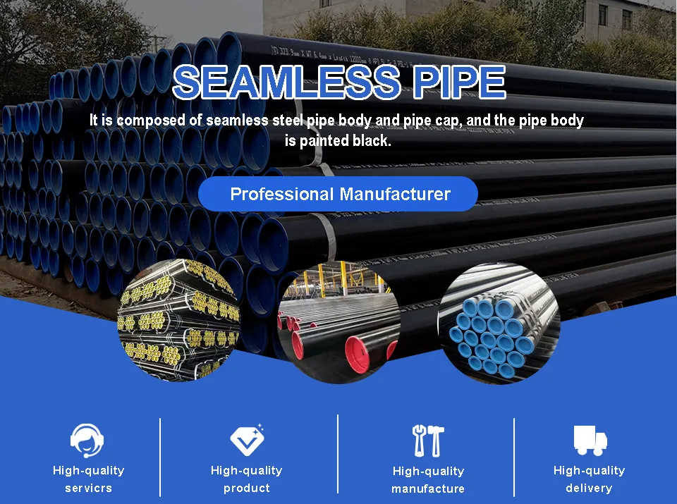 High-Quality ASTM Carbon Steel Seamless Pipeline for Oil