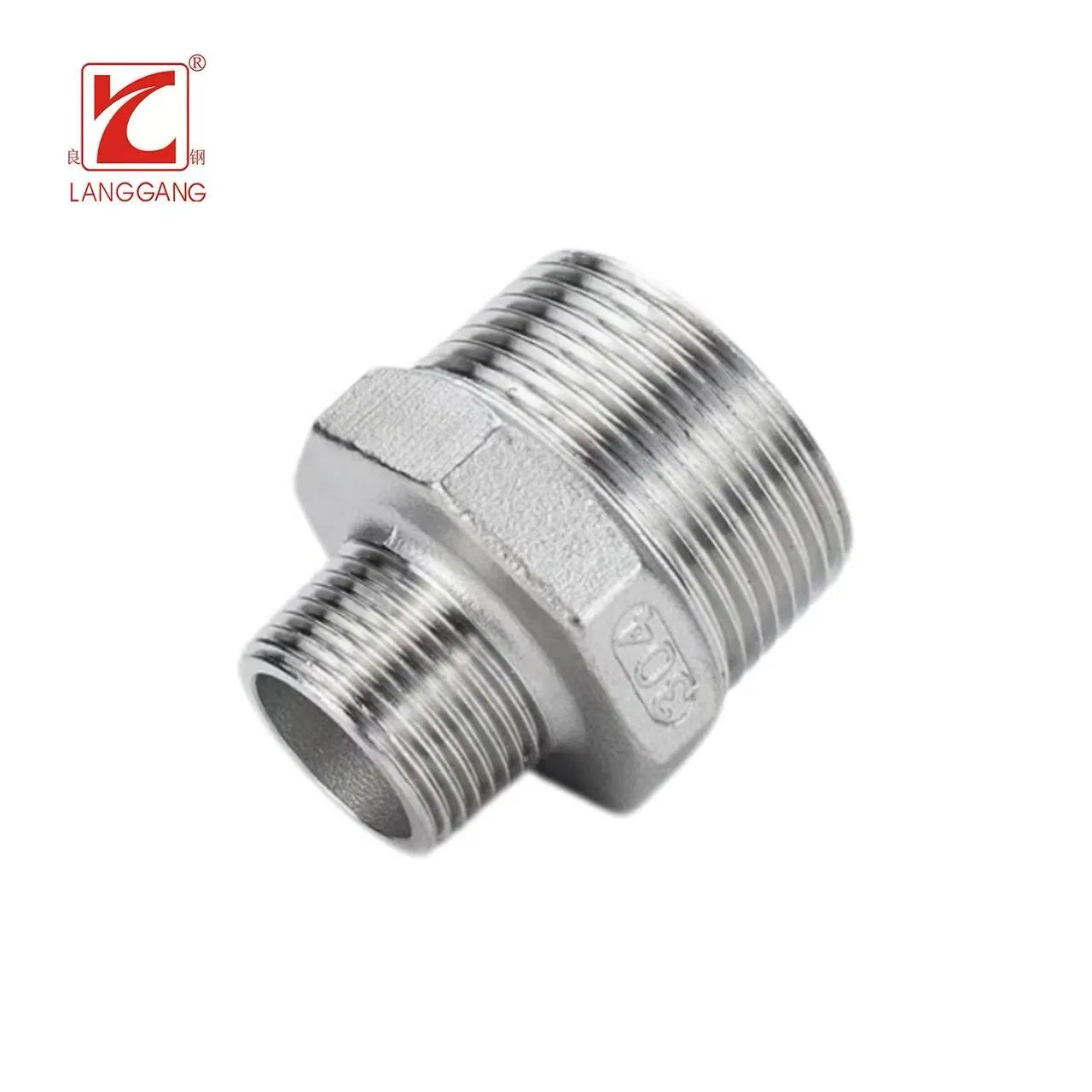 Reducing Hex Nipple Pipe Fitting Used for Gas Connection